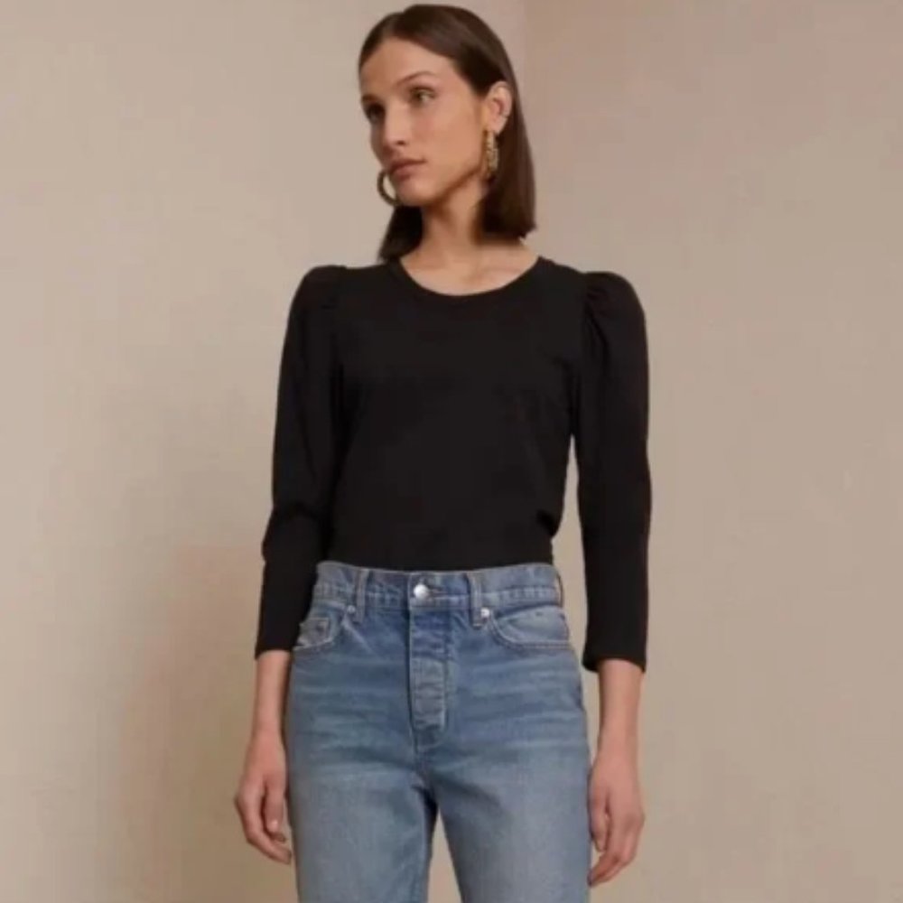 A.L.C. Karlie Puff Sleeve Top Size Medium